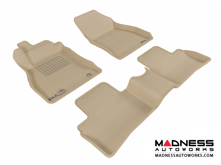 Nissan Juke Floor Mats (Set of 3) - Tan by 3D MAXpider